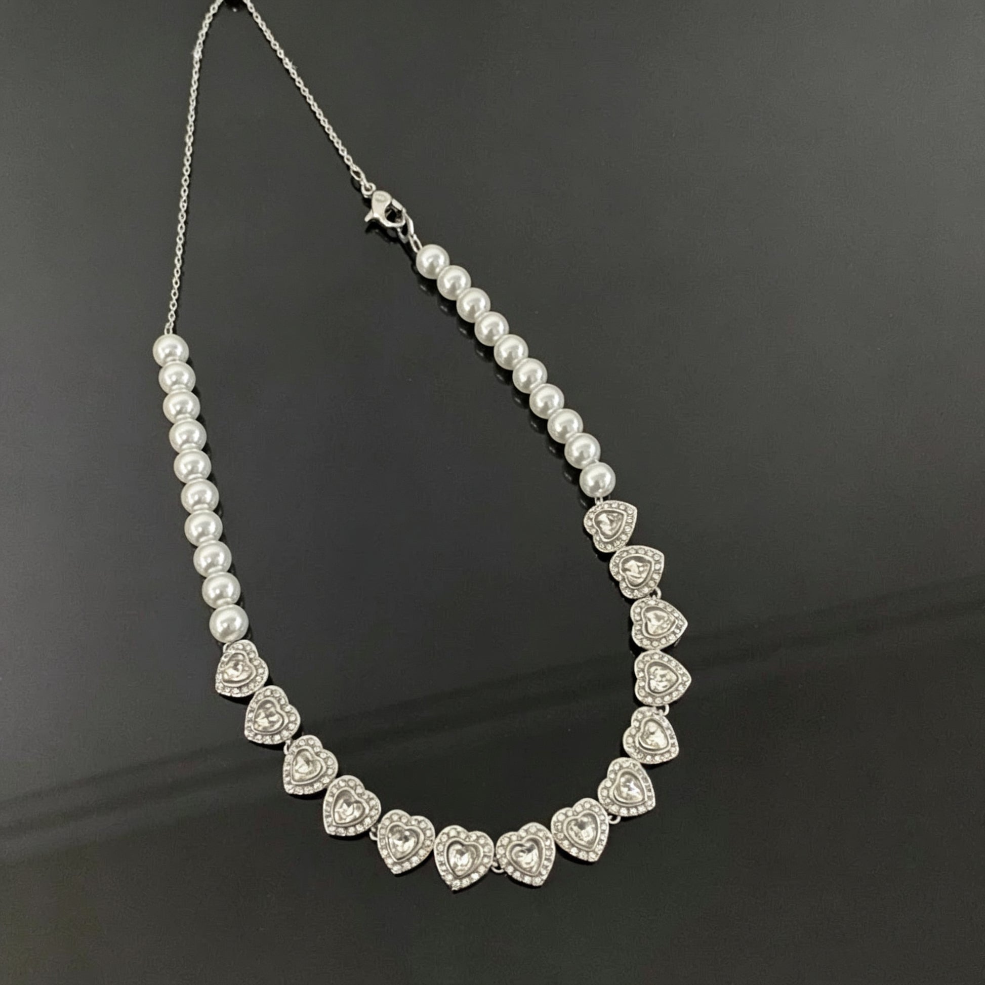 Crystal Heart Jewelry Set | Luxury Rhinestone