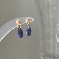 Hand-made Swarovski multicolor crystal earrings S925 silver needle