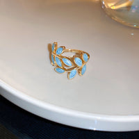 Real gold electroplated zircon split ring