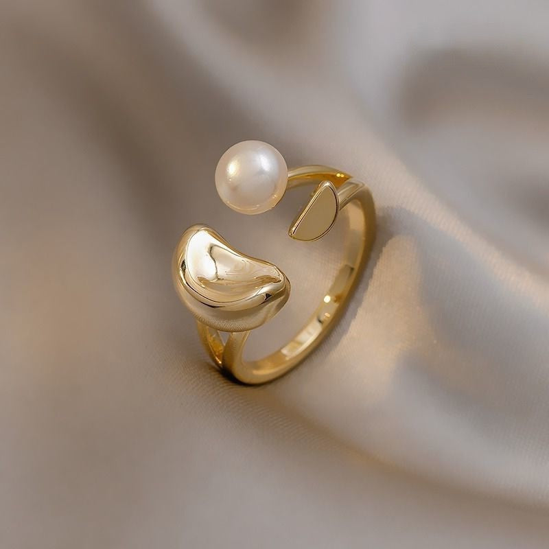 Real gold electroplated zircon split ring