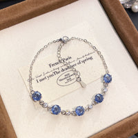 Octagonal rose diamond bracelet inlaid with high carbon diamond.