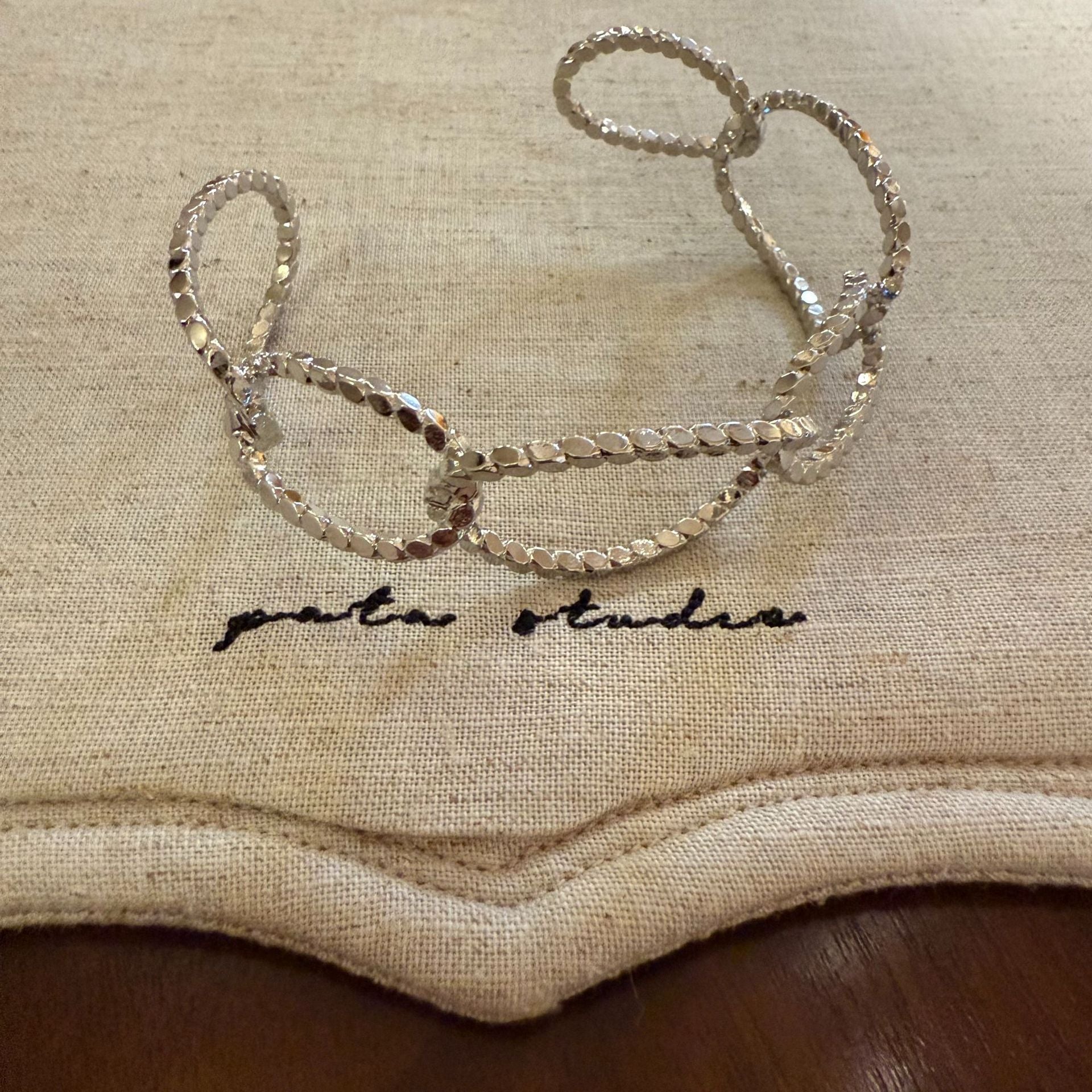 Zircon geometric bracelet