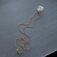 S925 silver needle high-quality stitching white shell necklace earrings set