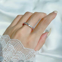 S925 Sterling Silver Full set with Silver Zircon