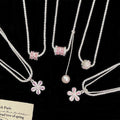 Zircon Swarovski Pearl Necklace