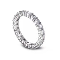 S925 Sterling Silver Full set with Silver Zircon