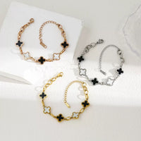 New four-leaf clover bracelet