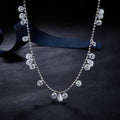 S925 sterling silver gypsophila necklace