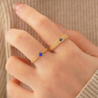 S925 sterling silver couple ring