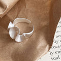 S925 sterling silver wavy skirt ring