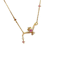 S925 silver-plated 24k gold Aladdin magic lamp necklace