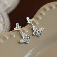 925 sterling silver Butterfly Earrings