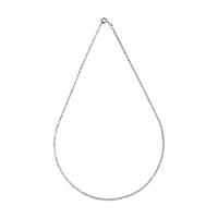 S925 sterling silver sparkling necklace