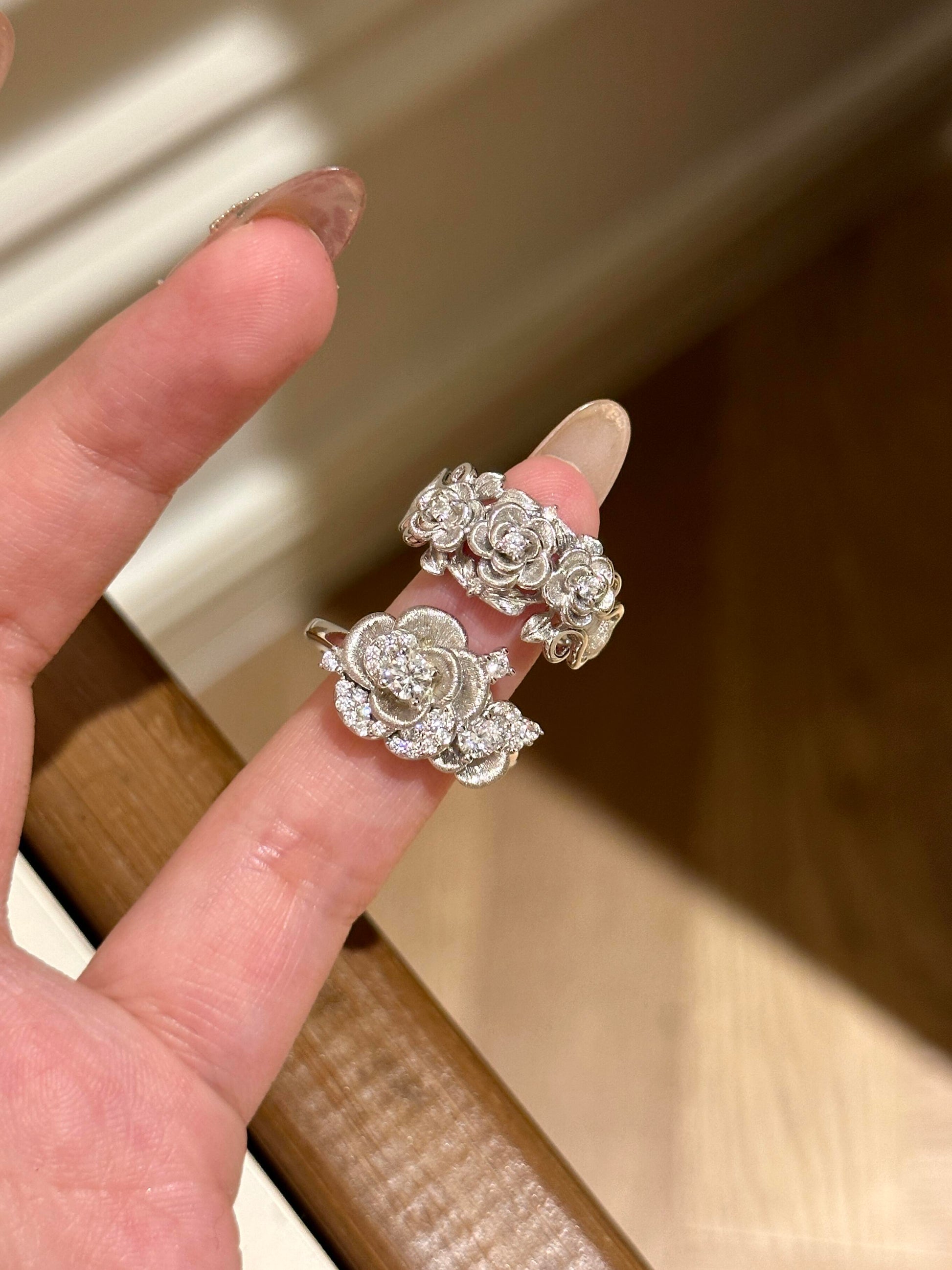 Rose Brushed Ring