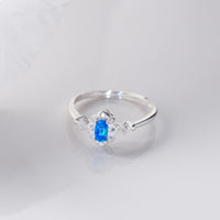 S925 sterling silver diamond ring