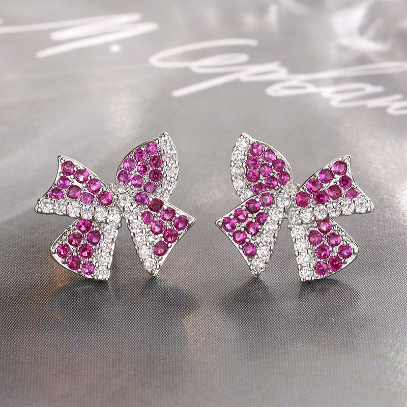 Zircon Flower Bracelet Necklaces suit