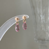 Hand-made Swarovski multicolor crystal earrings S925 silver needle