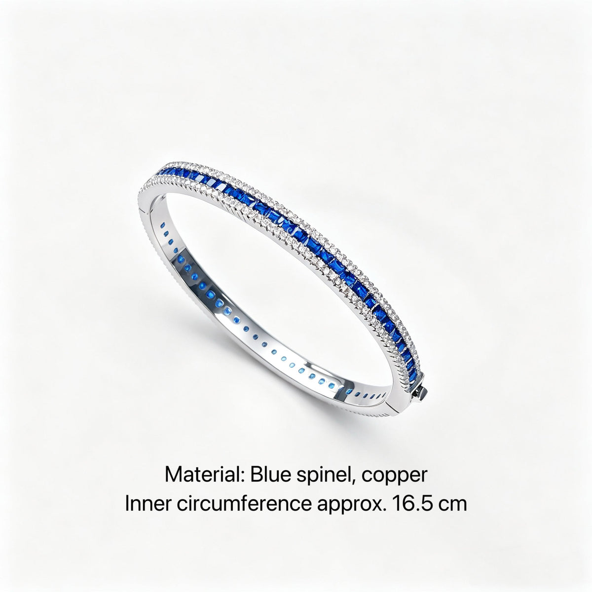 Luxury Blue Spinel & Zircon Bracelet