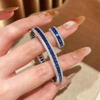Luxury Blue Spinel & Zircon Bracelet
