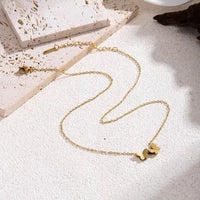 Two Butterfly Necklace Stainless steel