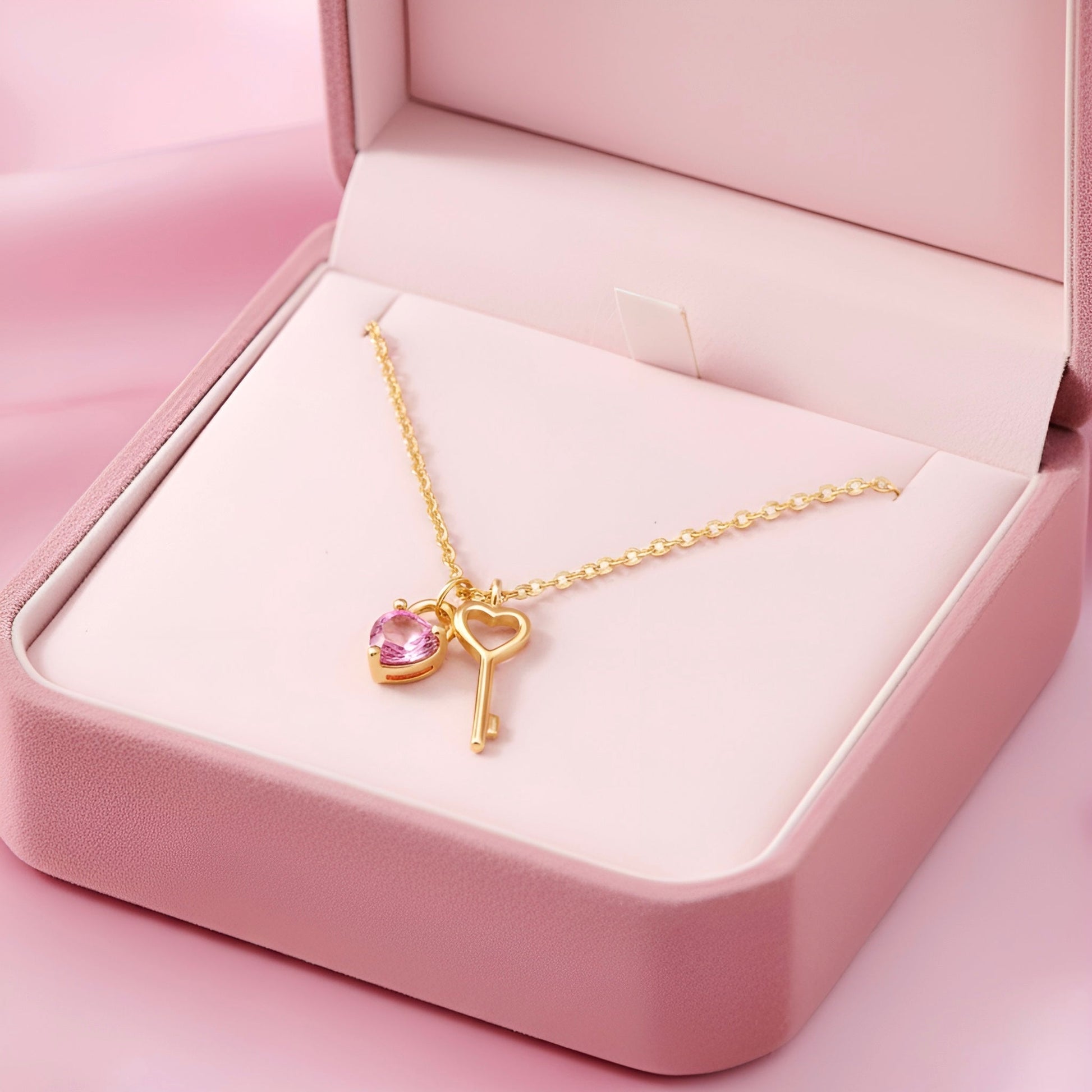 (GOLD) KEY TO MY HEART Necklace