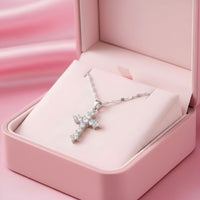 (SILVER) THE PROMISE Cross Necklace