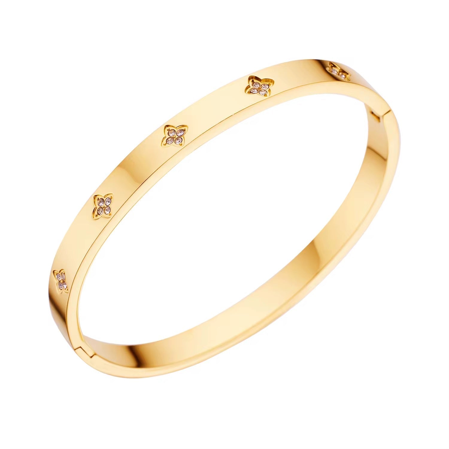 SIGNATURE Bangle Bracelet (Silver or Gold)