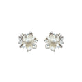 S925 Sterling Silver Pure White Jasmine Earrings