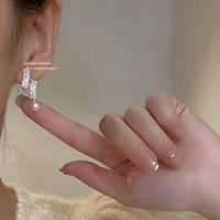 S925 Sterling Silver Pearl Earrings