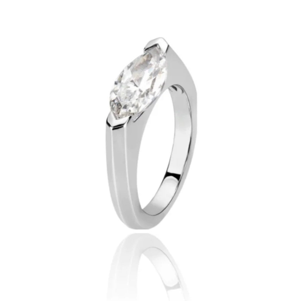 Horse Eye Diamond Ring
