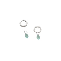 S925 Sterling Silver Blue Drop Earrings