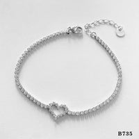 Stackable Irregular Texture Love Bracelet suit