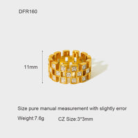 18K Gold Plated Open Ring