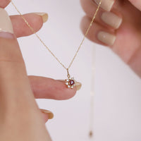 S925 Silver Plated 18k Gold Small Sun Necklaces
