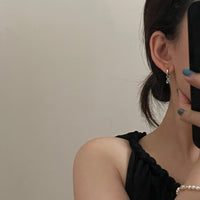 S925 Sterling Silver Blue Drop Earrings