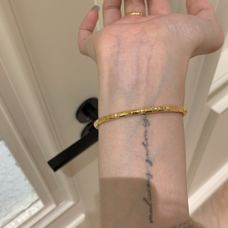 Golden Snake Bracelet