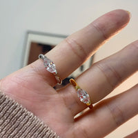 Horse Eye Diamond Ring