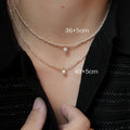 Champagne Crystal Zircon Moissanite Sterling Silver Necklace