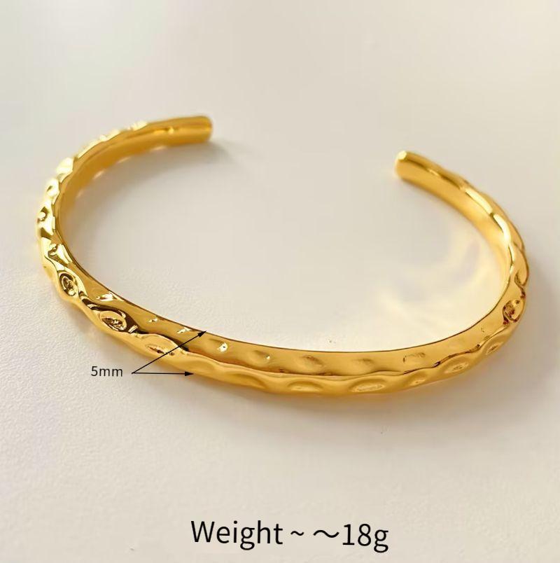 Stackable Irregular Texture Love Bracelet suit