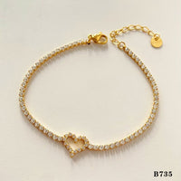 Stackable Irregular Texture Love Bracelet suit