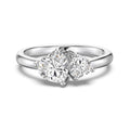 EVERLASTING Double Hearts Ring