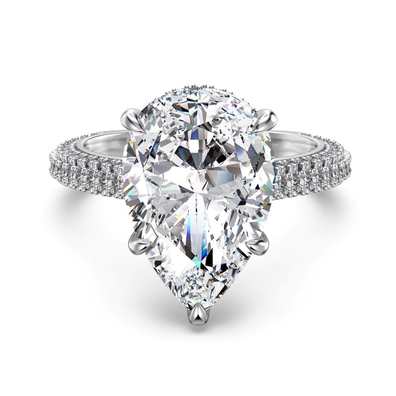 GLACIAL PEAR RING