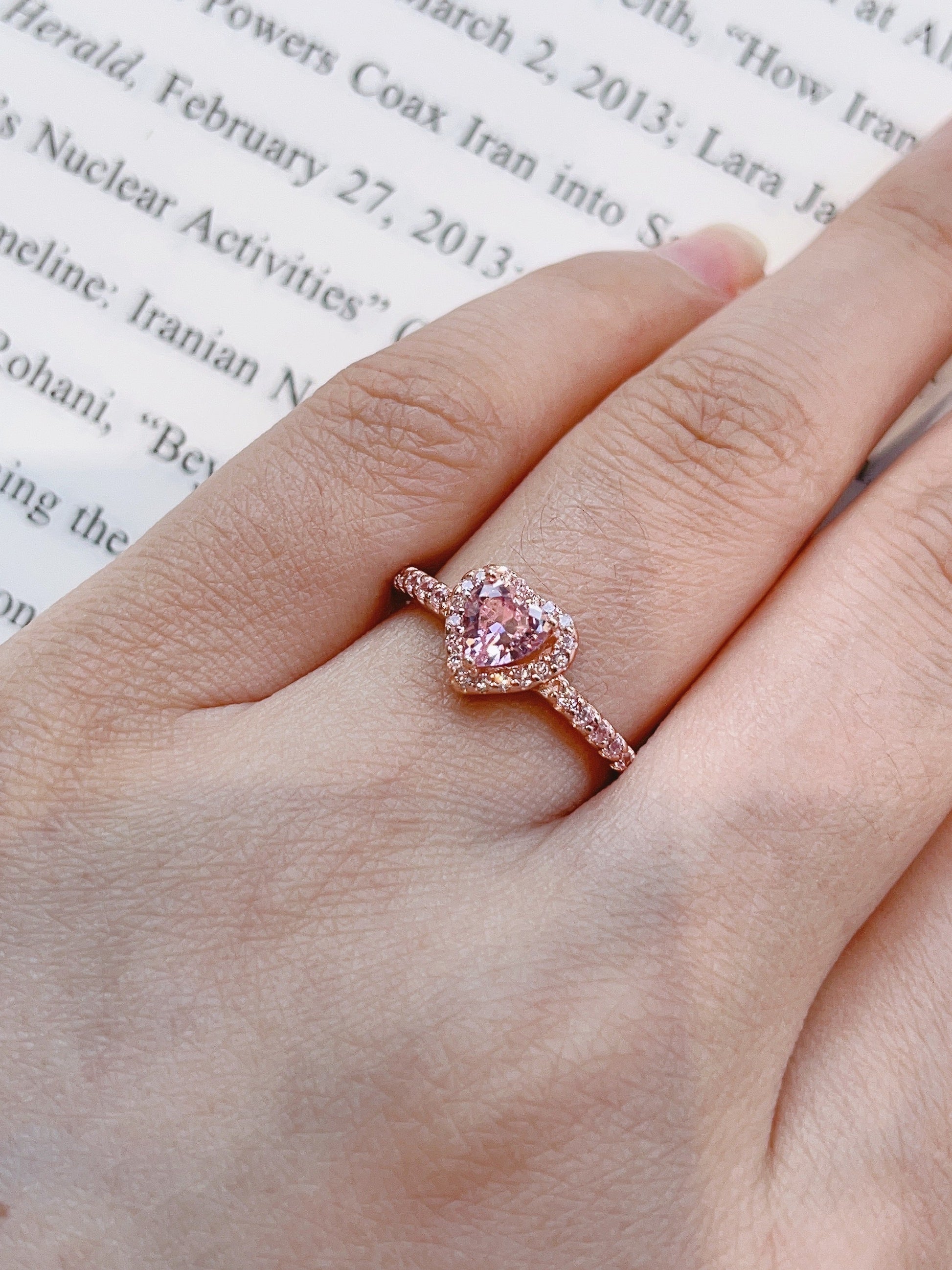 Elevated Heart Ring