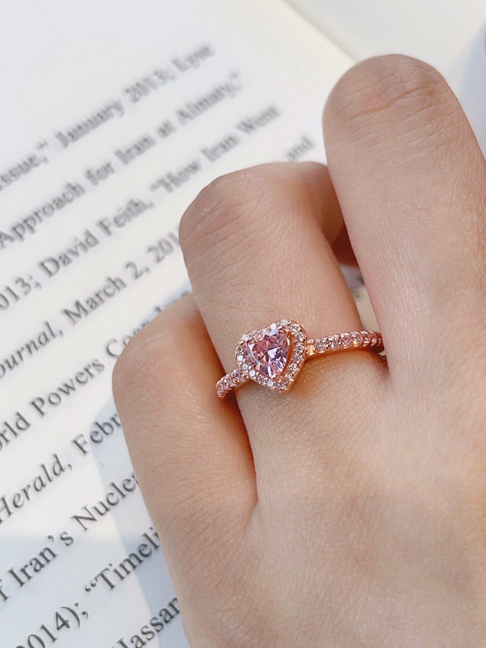 Elevated Heart Ring