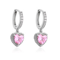 ADORE Pink Hearts Earrings