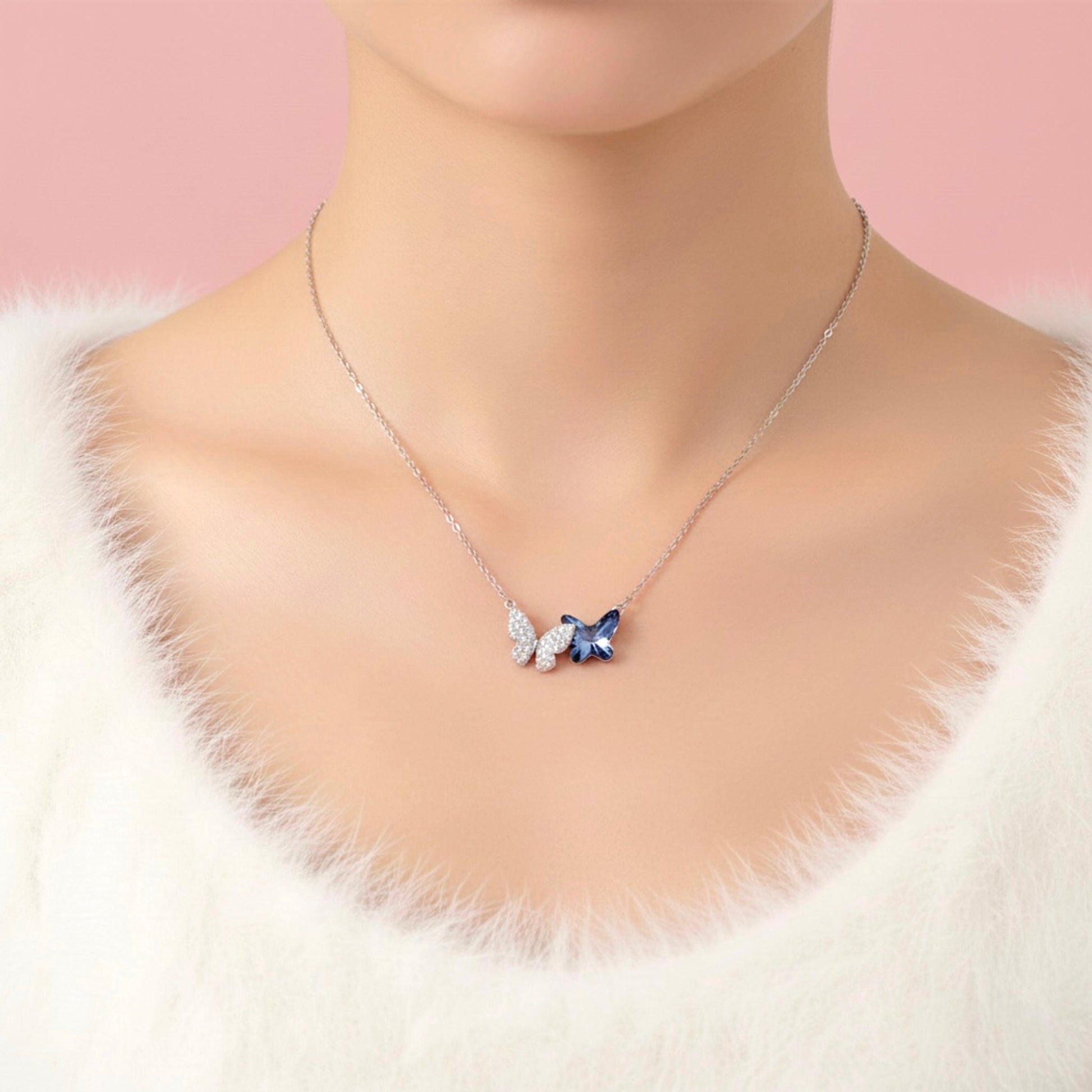 BLUE BUTTERFLY Necklace